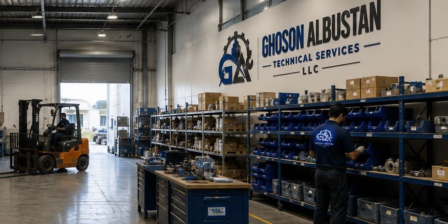 Ghoson Albustan technician at work